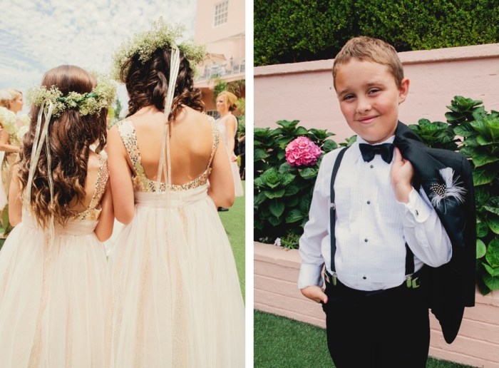 flower wreath, ring bearer-Darcy Oliver Design