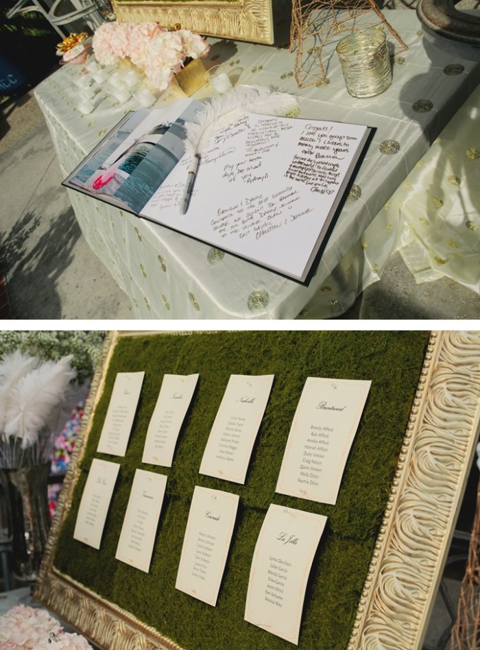 sign in, seating chart-Darcy Oliver Design