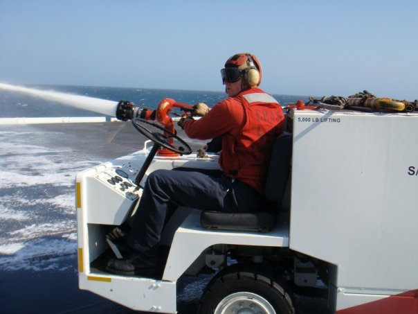 me on crash truck