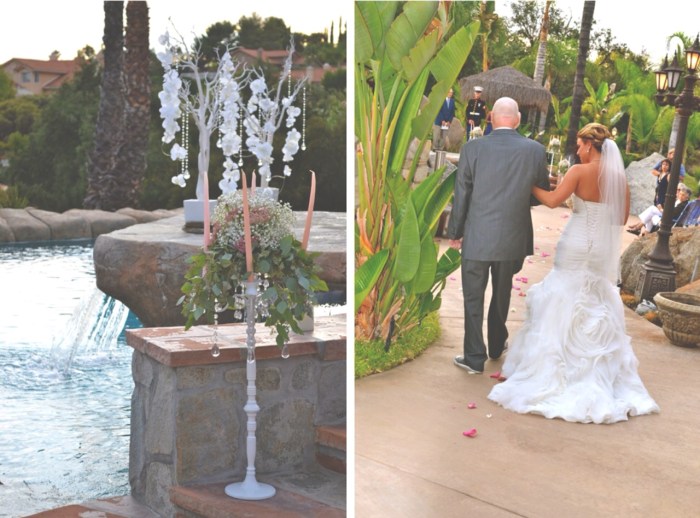 Walking Down the Aisle Walking Down the Aisle, trees, candelabras-Darcy Oliver Design