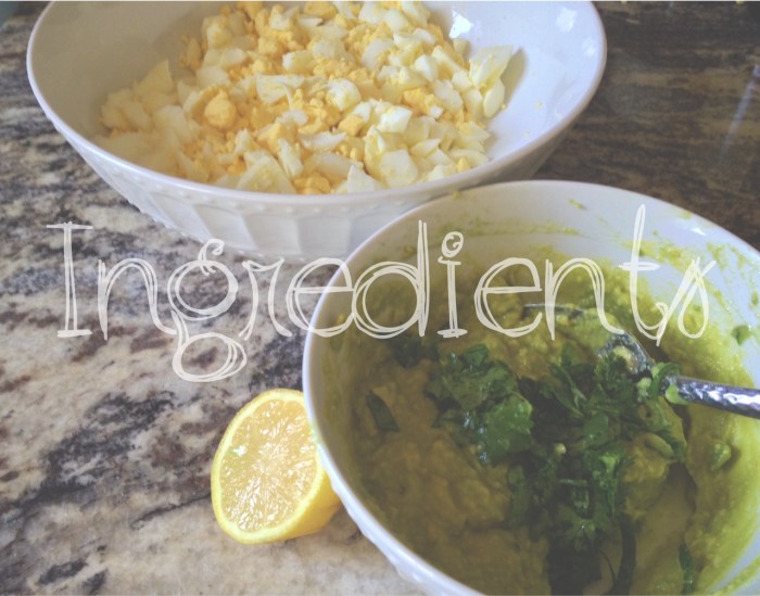 Ingredients, egg salad recipe-Darcy Oliver Design