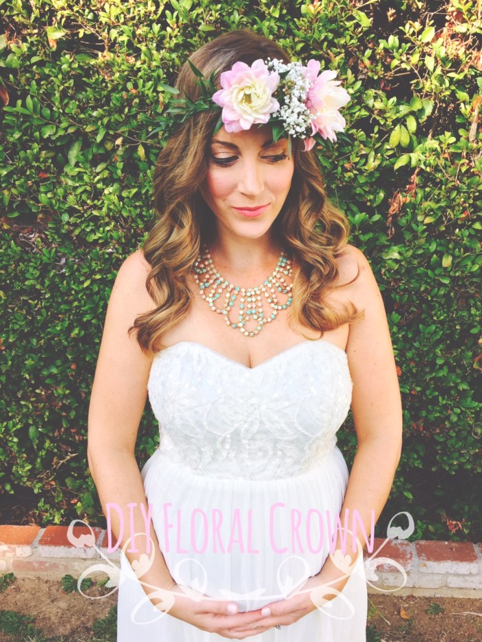diy floral crown, foliage, flowers-Darcy Oliver Design