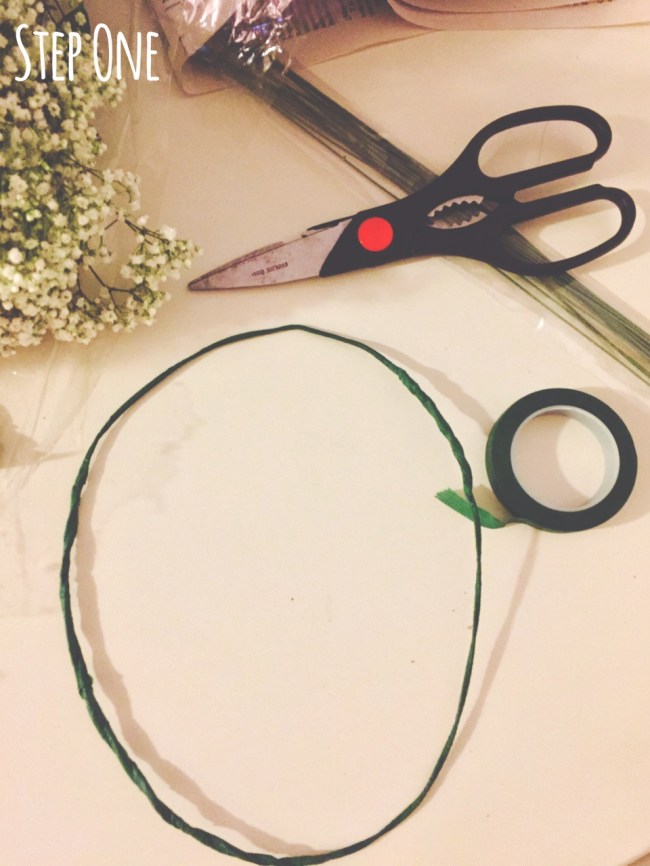 floral crown steps, wreath, fresh flowers-Darcy Oliver Design