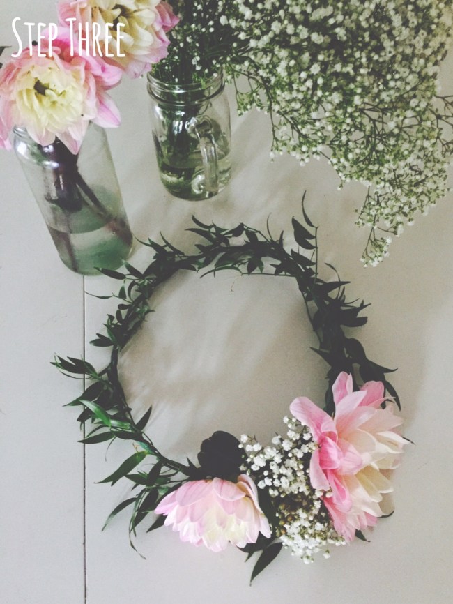 floral crown step three-Darcy Oliver Design