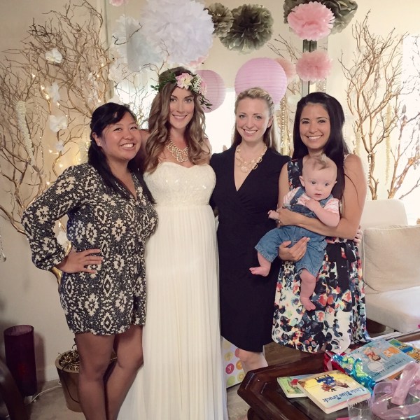 baby shower friends, manzanita trees-Darcy Oliver Design