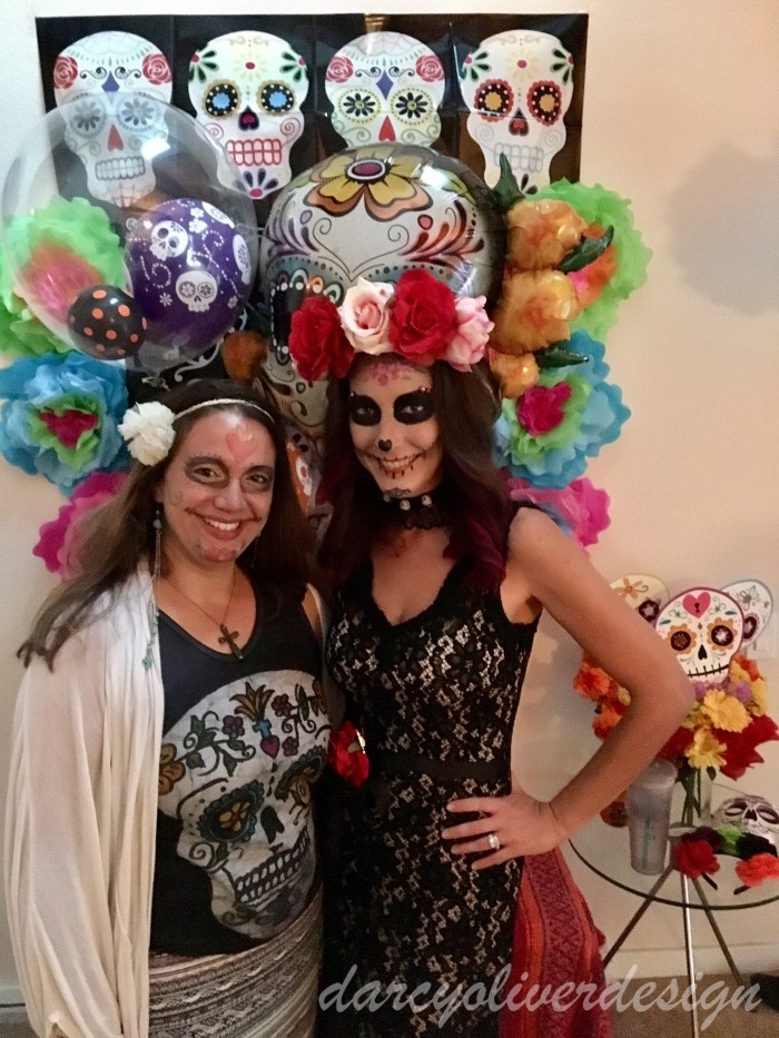 Dia de los Muertos Balloon Arrangement-darcyoliverdesign