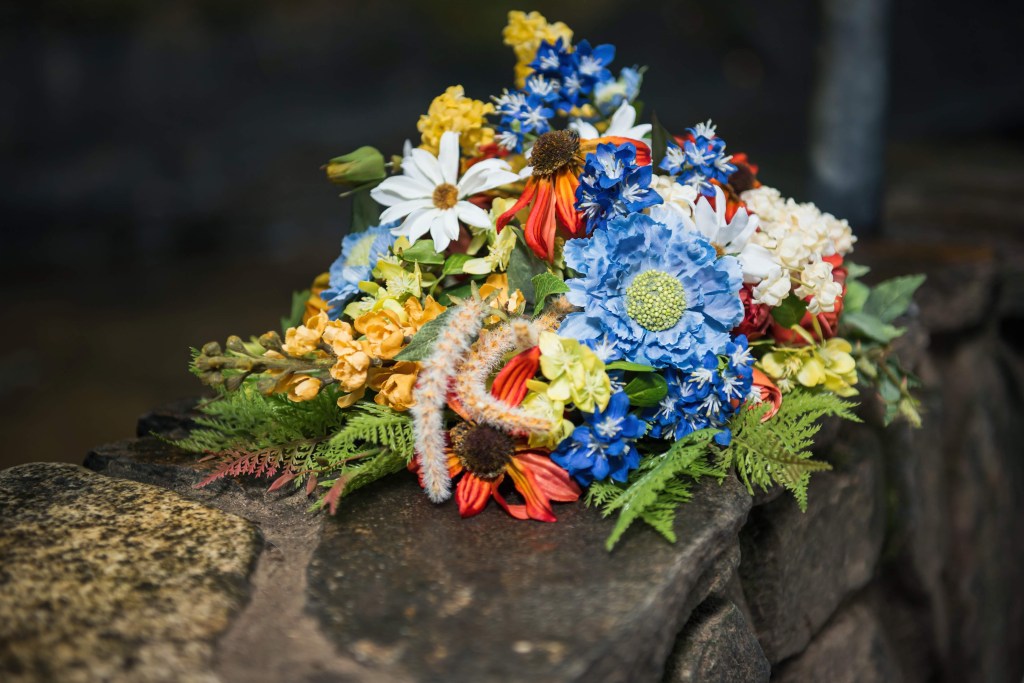 Wildflowers and Roses Floral Bouquet