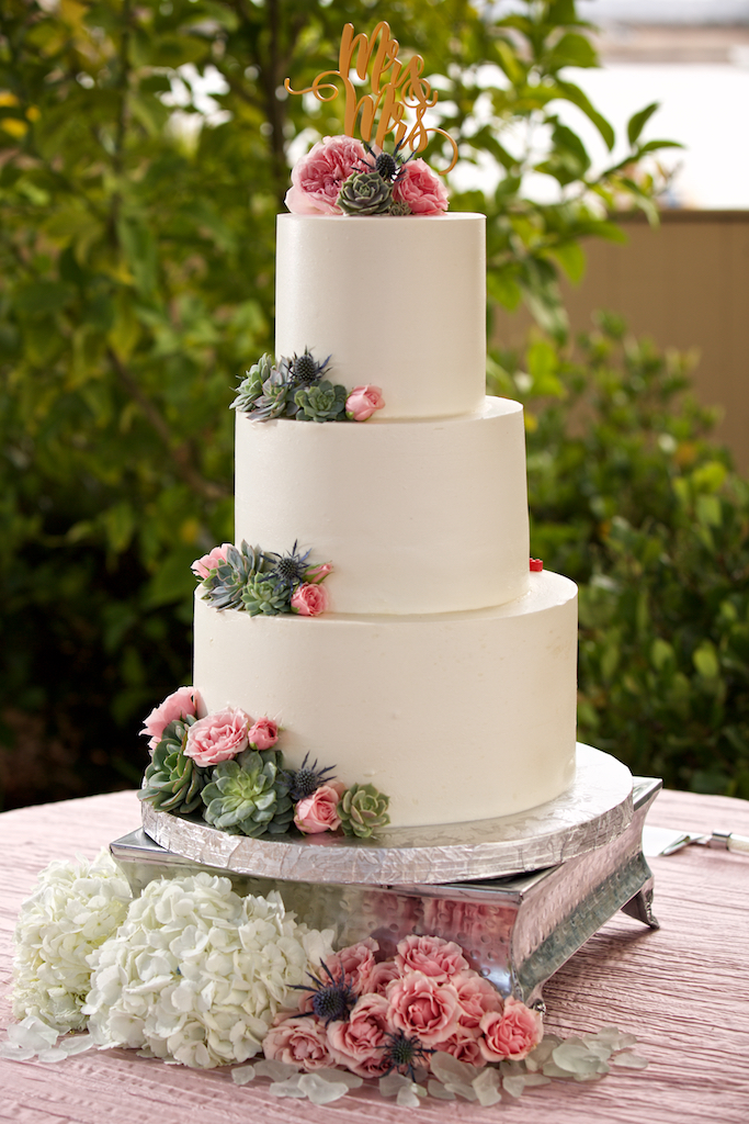 Wedding Cake by BabyCakes & Floral Design by Darcy Oliver Design