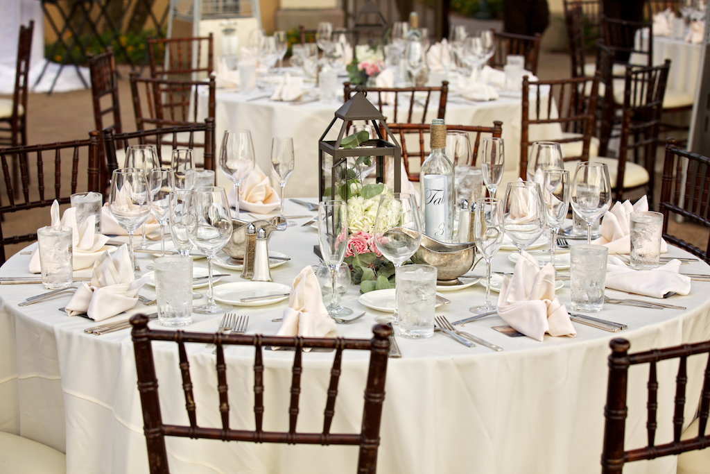 Dining Tables with Fruitwood Chiavari Chairs